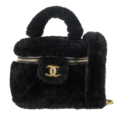 Vanity, &pound;1,900, Handbags, Black, Wool, Front view